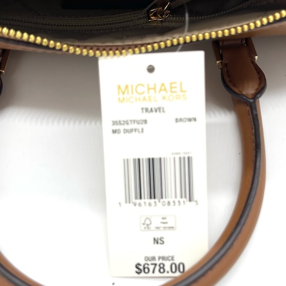 Michael Kors Medium Duffle Satchel Bag - Picture 9 of 9